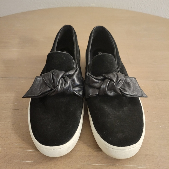 Michael Kors Willa Suede Leather Slip On Sneakers Sz 8 - Picture 3 of 10